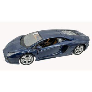 Maisto Lamborghini Aventador LP7004 Diecast Model Car 124 Scale Blue Collectible
